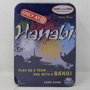 Hanabi R&R Card Game 2015 In Tin Travel Case Game Of The Year Antoine Bauza New